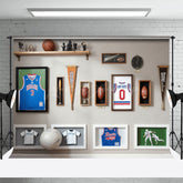 Lofaris Various Sports Frame Wall Fathers Day Photo Backdrop